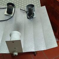 Kit Riflettore Stuco + Portalampada E40 per Coltiv
