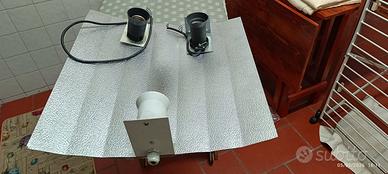 Kit Riflettore Stuco + Portalampada E40 per Coltiv