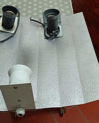 Kit Riflettore Stuco + Portalampada E40 per Coltiv