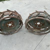 Route dentate di ferro per motocoltivatore