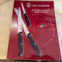 Coltelli in valigetta Von Stainer 60pz Excalibur