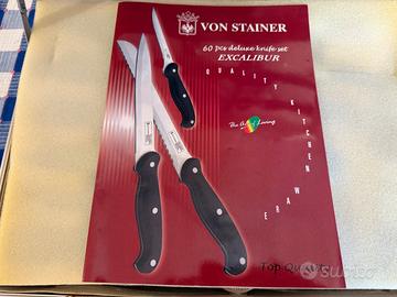 Coltelli in valigetta Von Stainer 60pz Excalibur