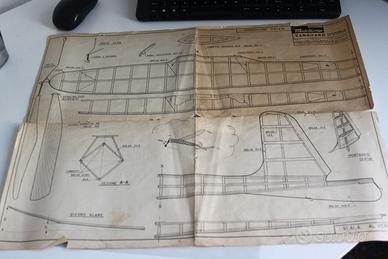 MODELLISMO AEREO - Aereomodello  Elastico Vanguard