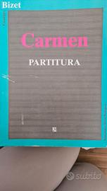 partitura per orchestra Carmen di Bizet
