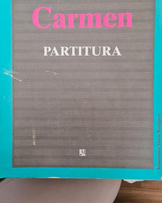 partitura per orchestra Carmen di Bizet