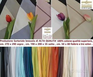 Produzione artigianale biancheria corredo casa