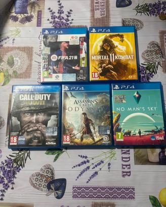 Giochi ps4 contattatemi anche per scambi0