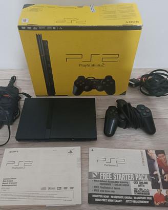 Playstation 2 ps2 consolle joystik scatoloa box