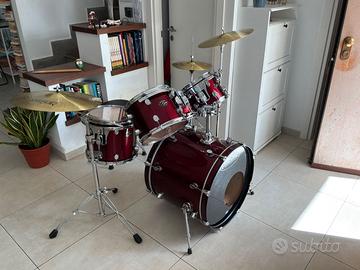 Batteria Pacific Drums CX Red Wine