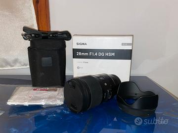 Sigma 28mm F1.4 DG HSM attacco L Panasonic Lumix