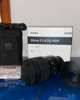 Sigma 28mm F1.4 DG HSM attacco L Panasonic Lumix