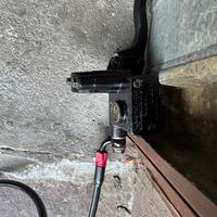 Freno sinistro trasformazione da pedale