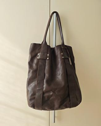 Borsa a spalla, in morbida pelle, Sachet
