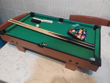 tavolo da biliardo in miniatura 
