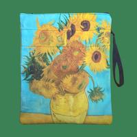 Portalibro Vaso con quindici girasoli" di Vincent 