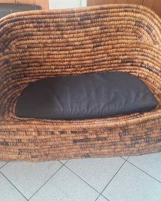 Divanetto in foglie di banano