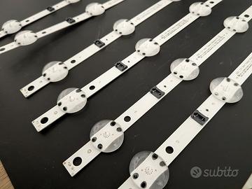 Kit 6 Barre LED Retroilluminazione LG 50NANO75
