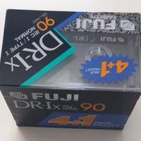 FUJI DR-Ix 90 nastro audiocassetta 5 pezzi NUOVI