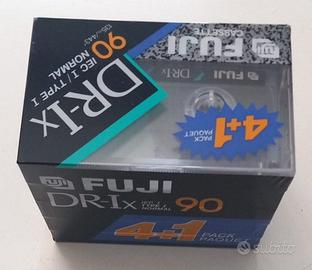 FUJI DR-Ix 90 nastro audiocassetta 5 pezzi NUOVI