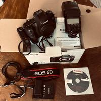 EOS 6D con flash Canon 580 EX
