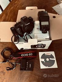 EOS 6D con flash Canon 580 EX