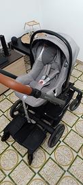 Inglesina QUAD TRIO grigio  base ovetto macchina