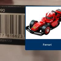 Mini figure lego F1 - modello Ferrari