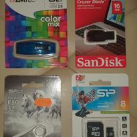 Chiavette usb e micro sd