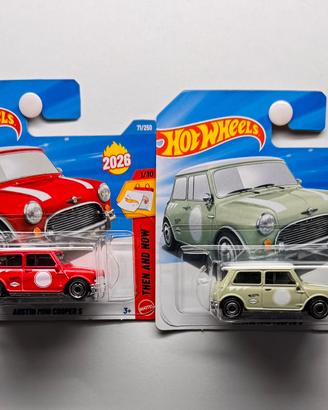 Hot Wheels Mini Cooper S Lotto 2pz Austin + Morris