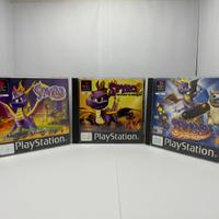 Lotto Full Set Spyro 1 2 3 PlayStation PS1 PAL 🇮🇹