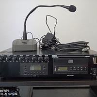 Ampli PA Proel ACDT180+mic. BM100+6 casse rcf