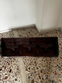 Appendiabiti in legno originale arte povera