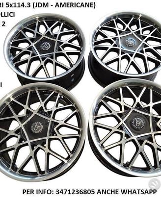 Cerchi In Lega Da 18" WOLFRACE Per Mustang - JDM