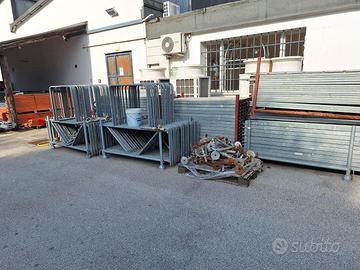 PONTEGGIO METALLICO A TELAIO PREFABBRICATO CETA
