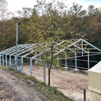 TENSOSTRUTTURA X RICOVERO  FIENO  CAMPER BARCHE