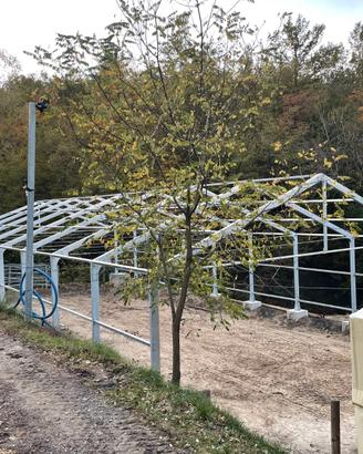TENSOSTRUTTURA X RICOVERO  FIENO  CAMPER BARCHE