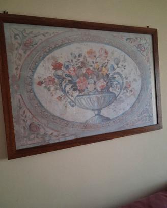 Affresco floreale neoclassico 