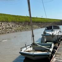 Barca da pesca con bilancino