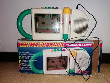 Bontempi vintage audio recorder & Mike 