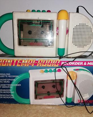 Bontempi vintage audio recorder & Mike 