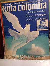 Vola colomba !*Premio Sanremo 1952 Spartito can.pi