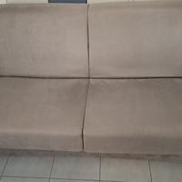Divano letto 3 posti beige