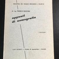 Franco Rusconi "Appunti di nomografia"