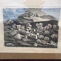 Acquaforte dell'incisore Pio Penzo