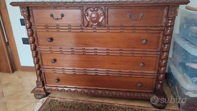 Comò legno massiccio