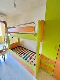 Cameretta letto a castello