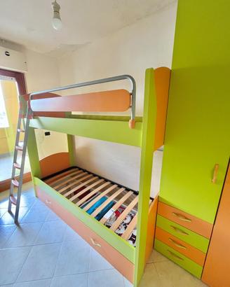 Cameretta letto a castello