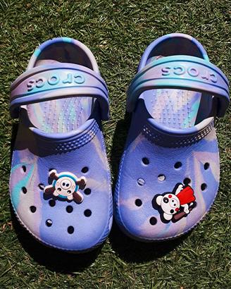 Scarpe bimbo-a Crocs Classic Clog con decorazioni