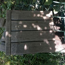 mattonella legno per giardino 