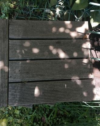 mattonella legno per giardino 